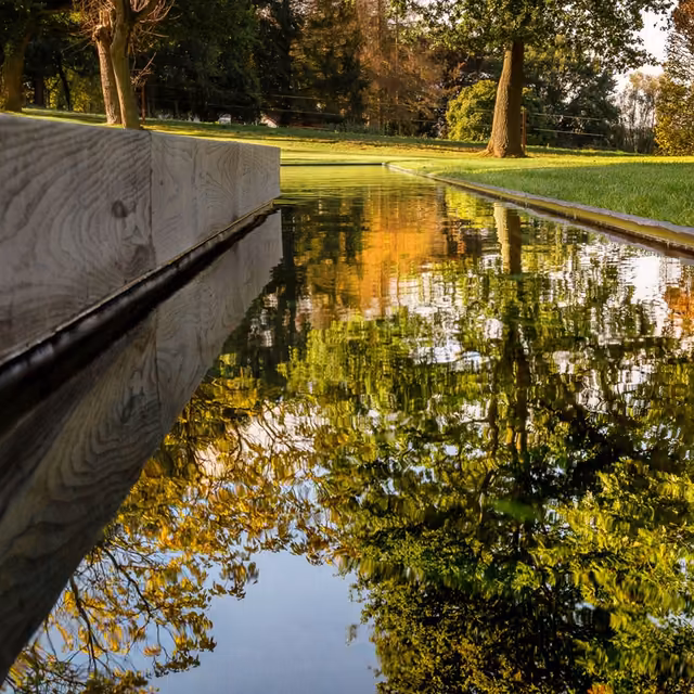 Aménagement paysager Ferrard Jardin mis en valeur par Qreative