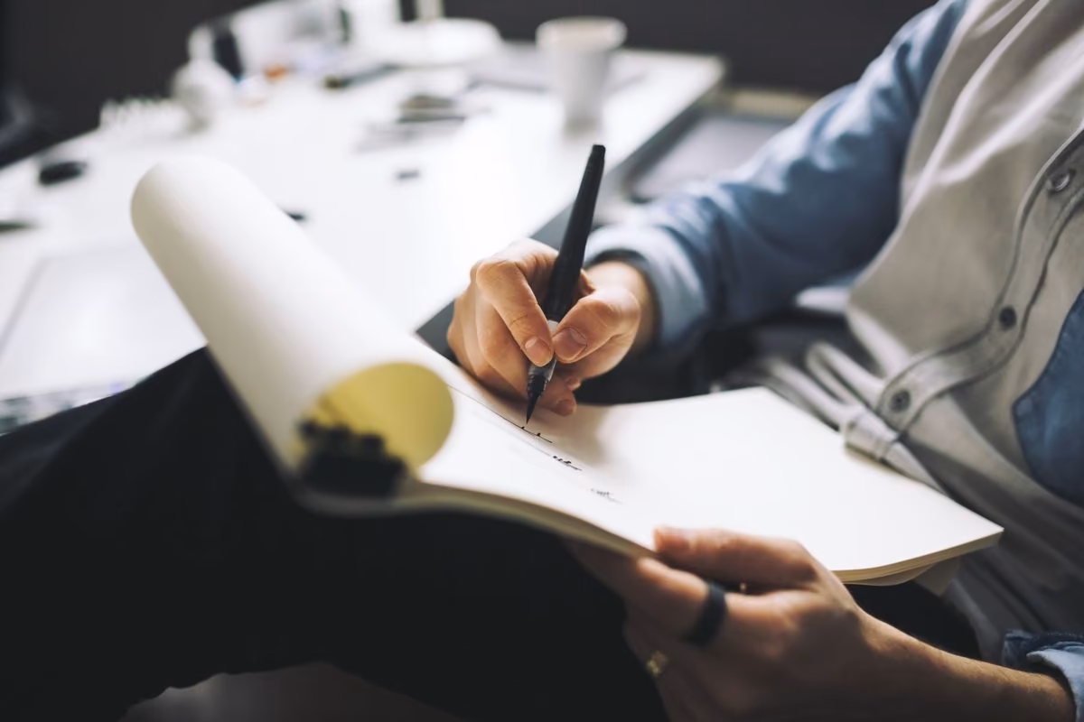Taking notes to frame a web project with Qreative