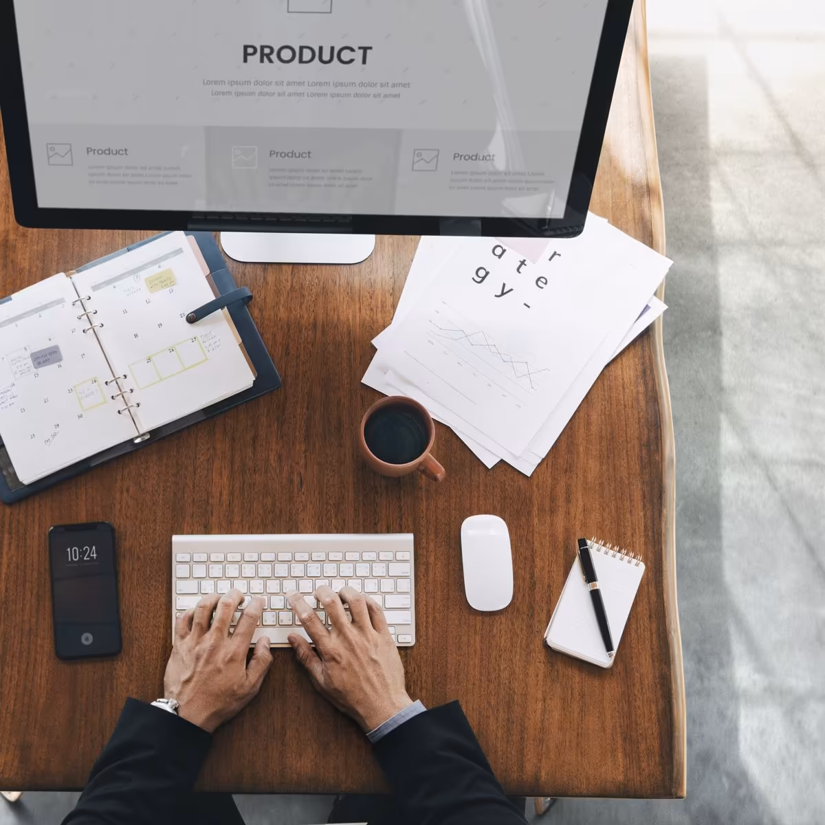 Poste de travail pour configurer un profil Google avec Qreative