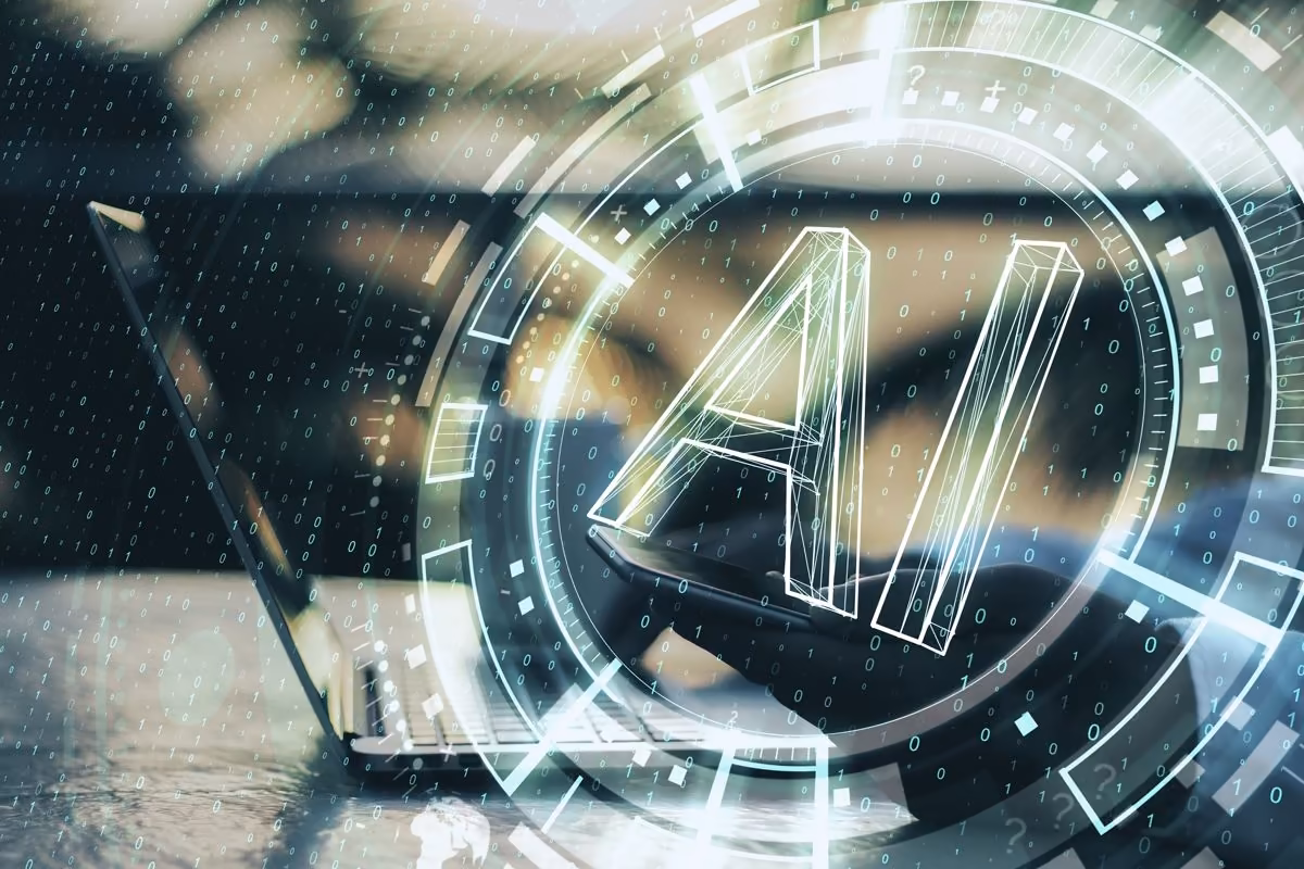 AI letters and binary code: Qreative explores the limitations