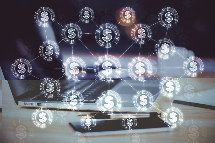 Réseau de financements numériques interconnectés analysé par Qreative